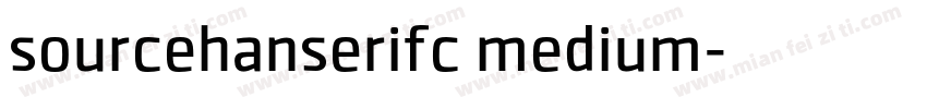 sourcehanserifc medium字体转换